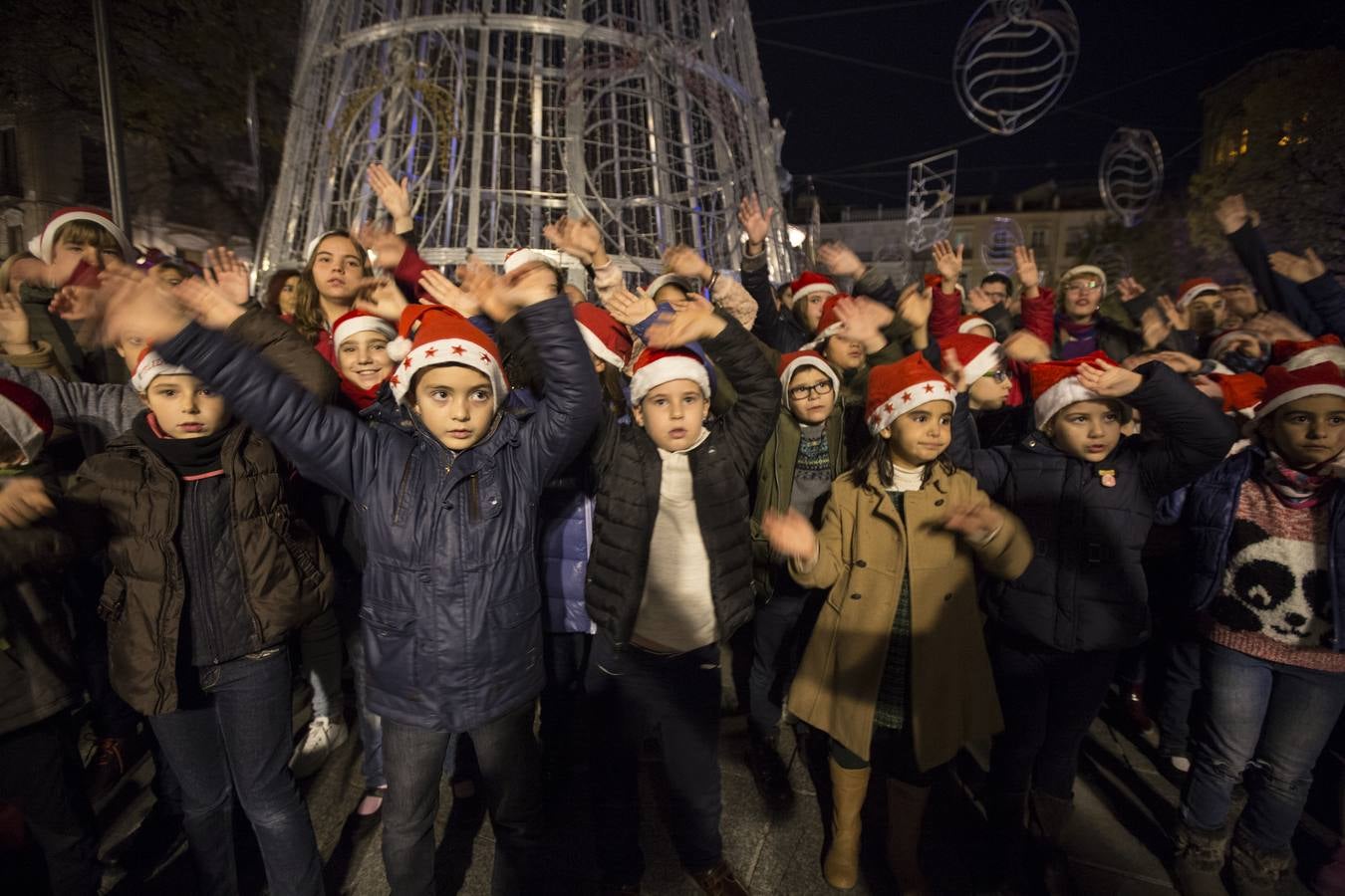 1,5 millones de &#039;leds&#039; iluminan la Navidad de Granada