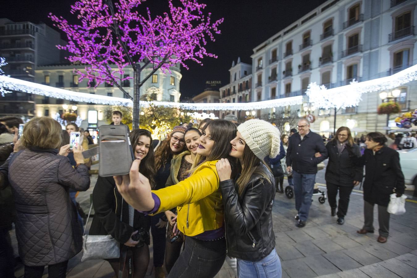 1,5 millones de &#039;leds&#039; iluminan la Navidad de Granada