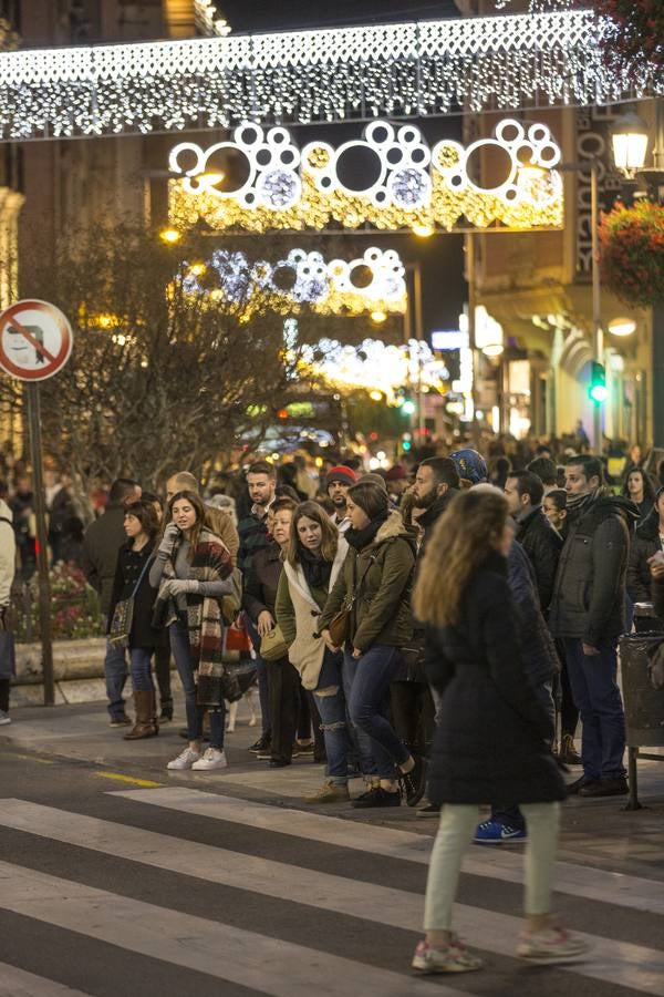 1,5 millones de &#039;leds&#039; iluminan la Navidad de Granada
