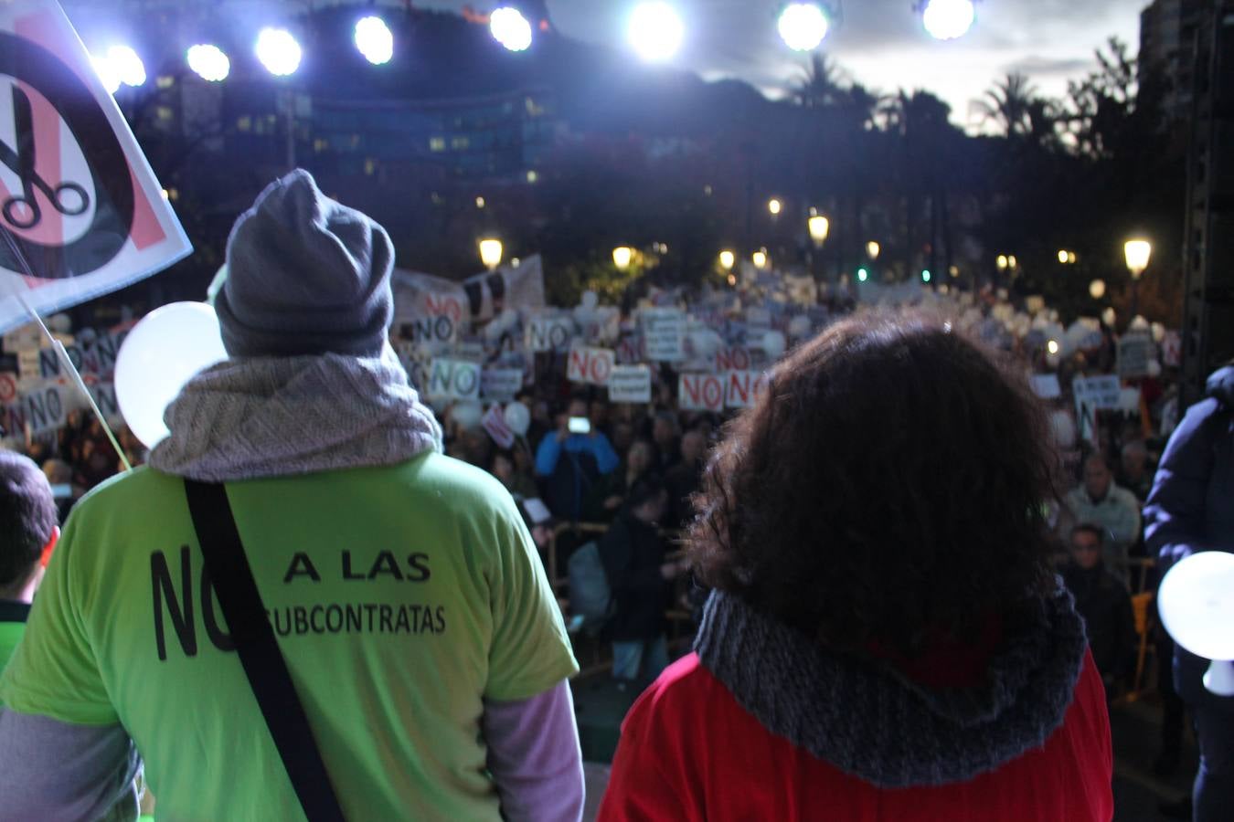 Unas 2.000 personas protestan en Jaén contra el «caos sanitario»