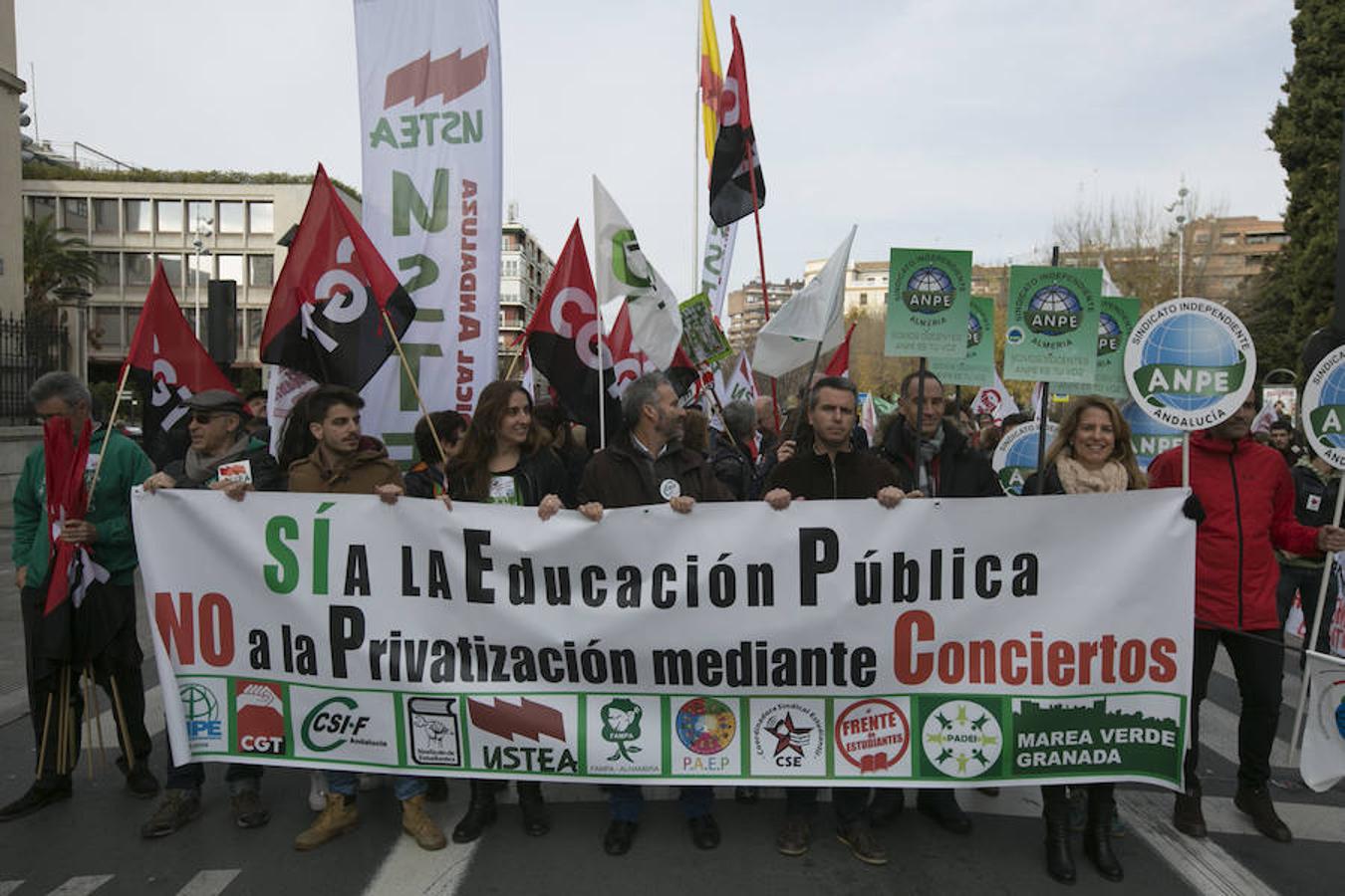 Manifestación por la educación