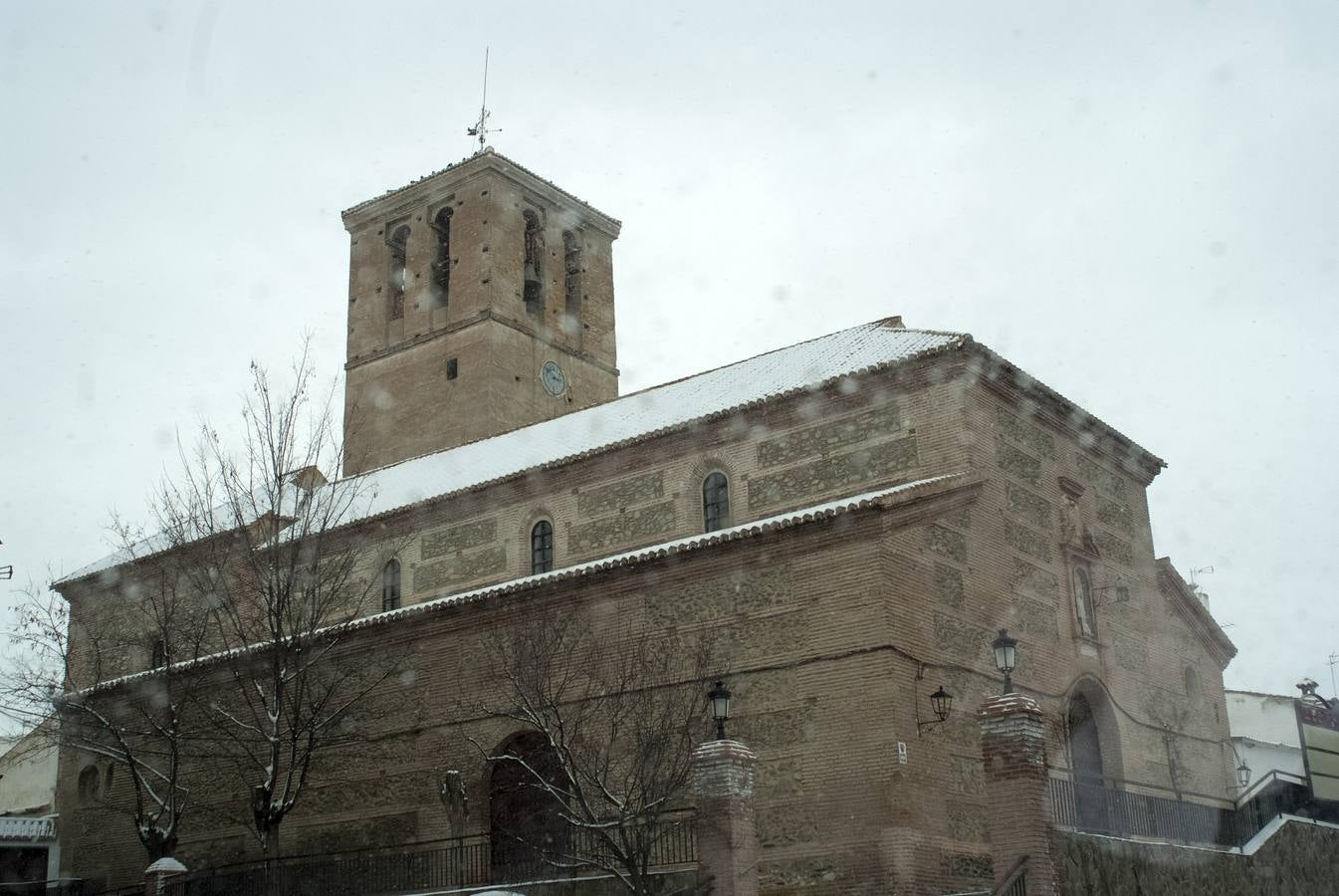 Nieve en la Comarca de Guadix