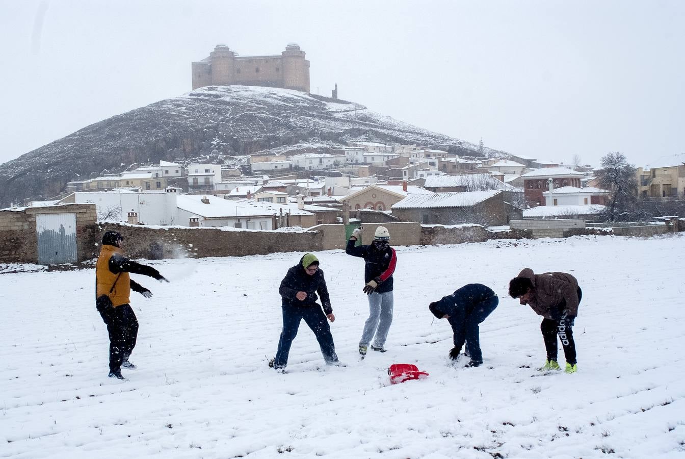 Nieve en la Comarca de Guadix