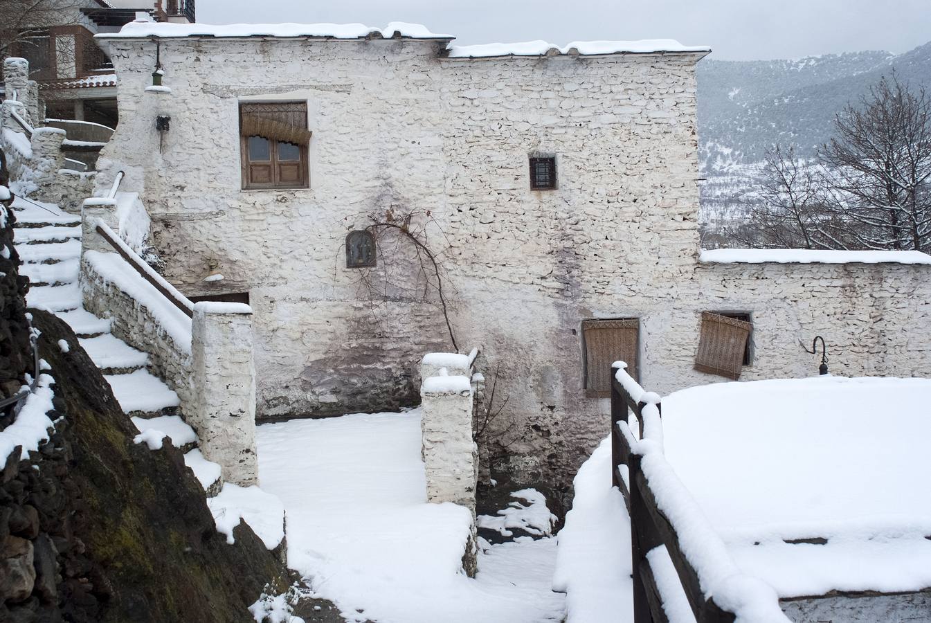 Nieve en la Comarca de Guadix