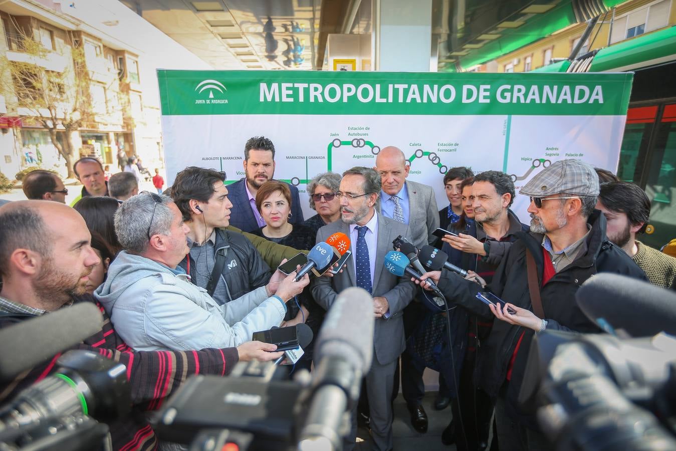 Pruebas dinámicas del metro entre Albolote y Armilla