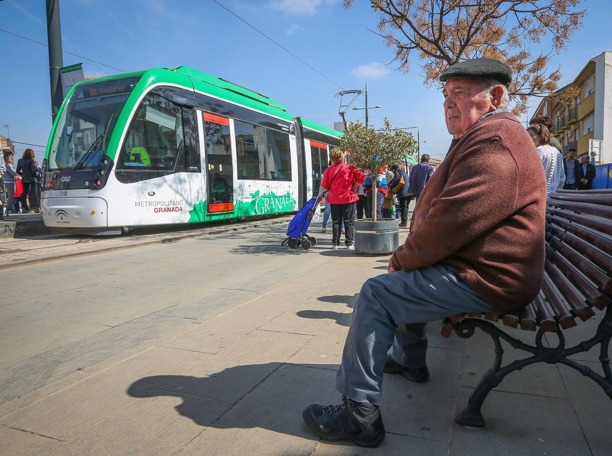 Pruebas dinámicas del metro entre Albolote y Armilla