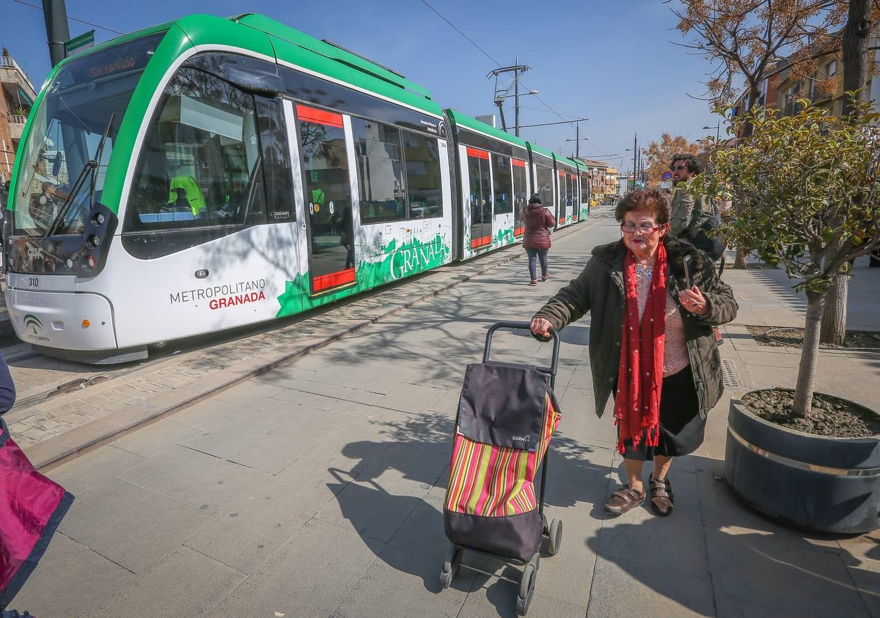 Pruebas dinámicas del metro entre Albolote y Armilla