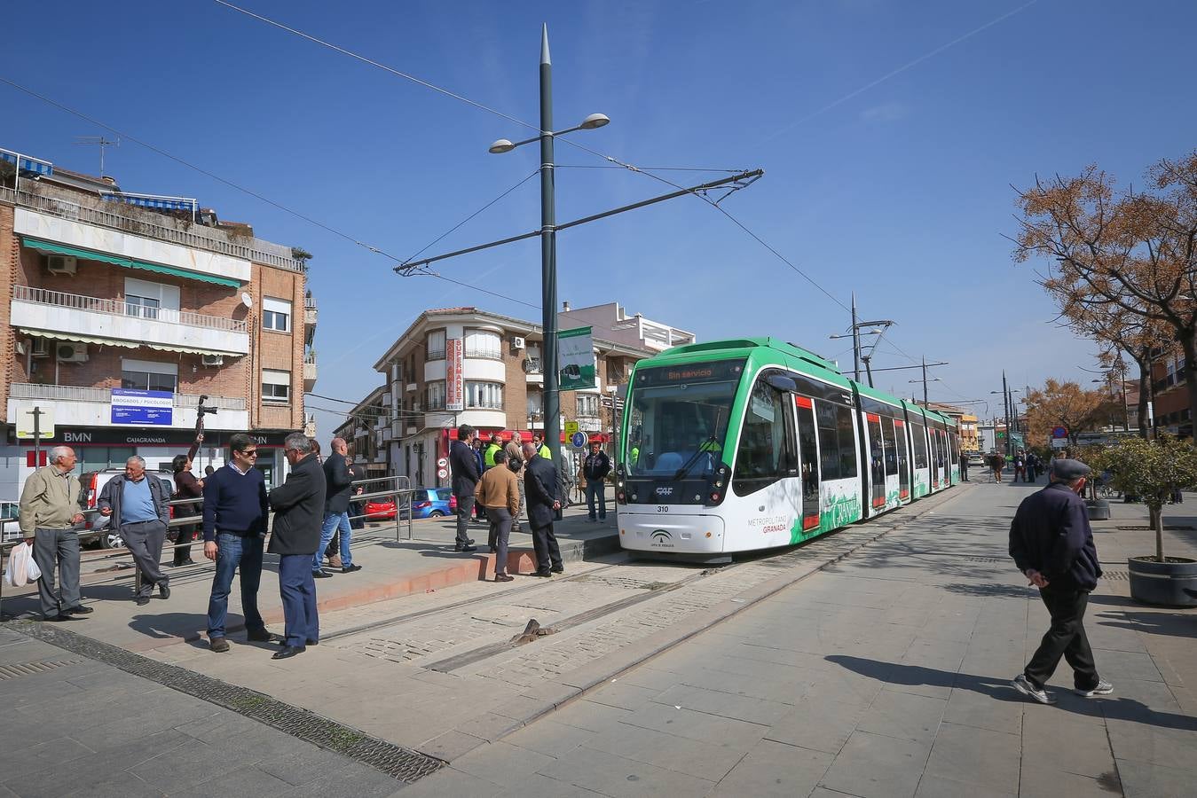 Pruebas dinámicas del metro entre Albolote y Armilla