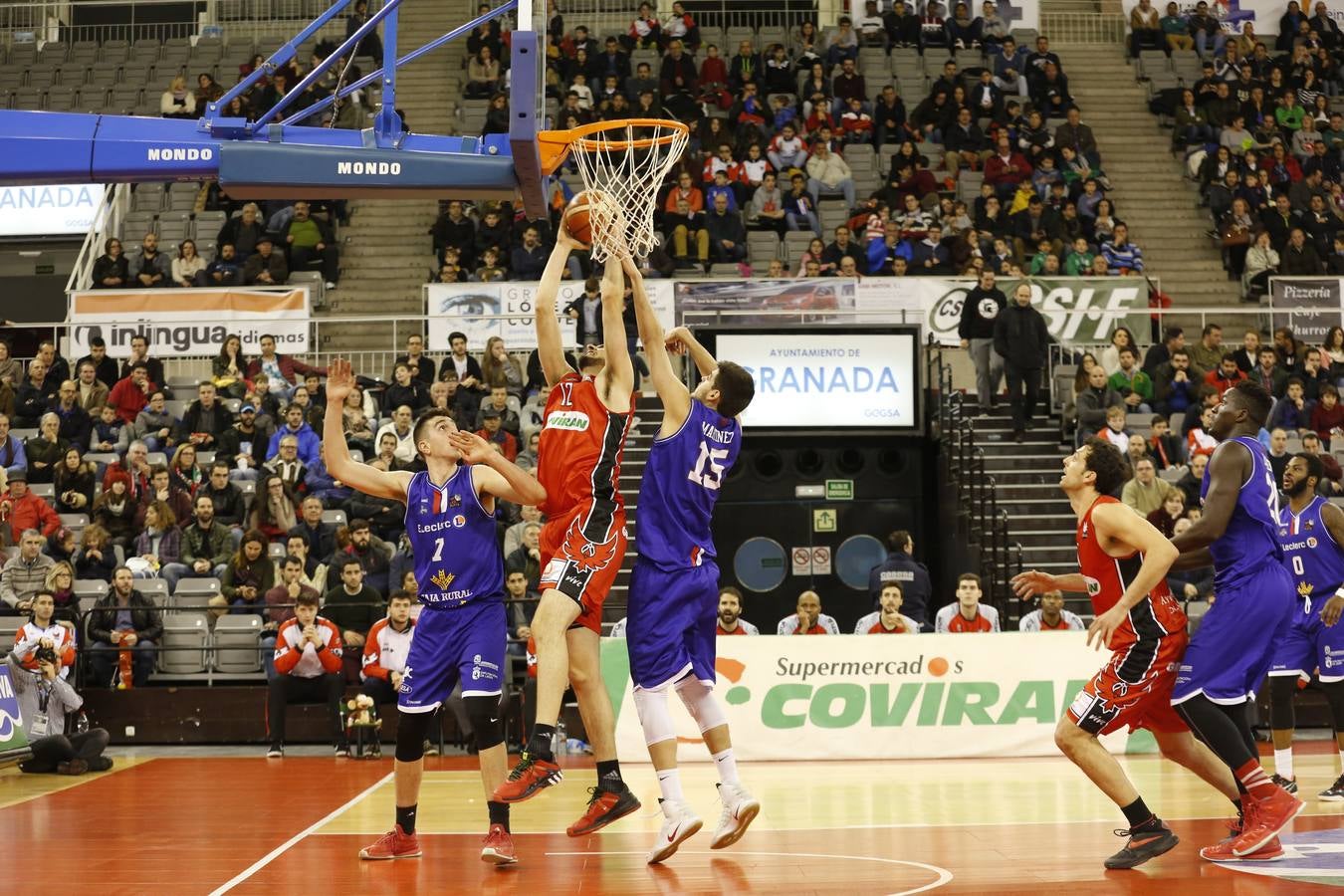 La holgada victoria del Coviran Granada