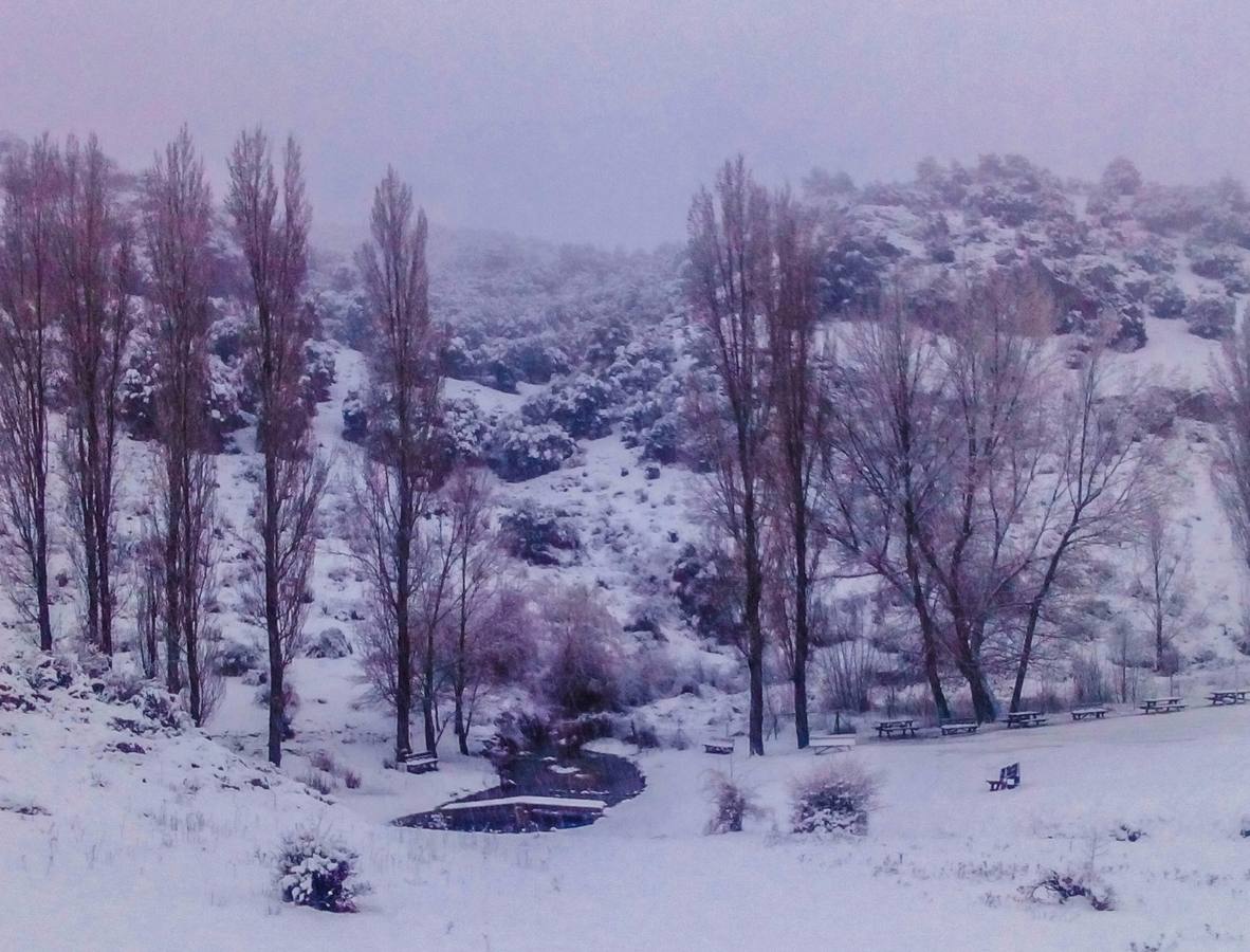 Así ha lucido hoy la provincia helada