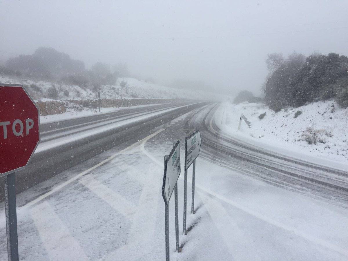 Así ha lucido hoy la provincia helada