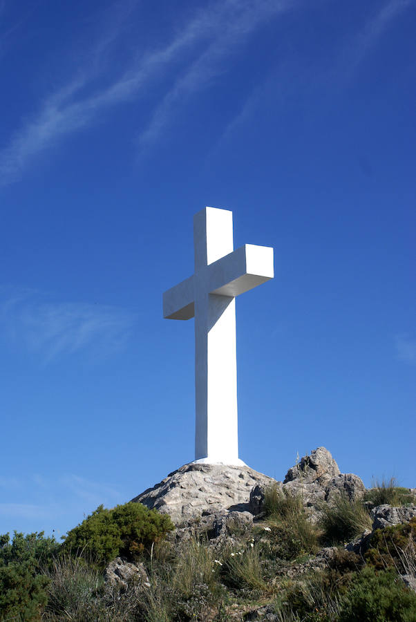 Cruz de los Maestros en lasierra de la Alfaguara.