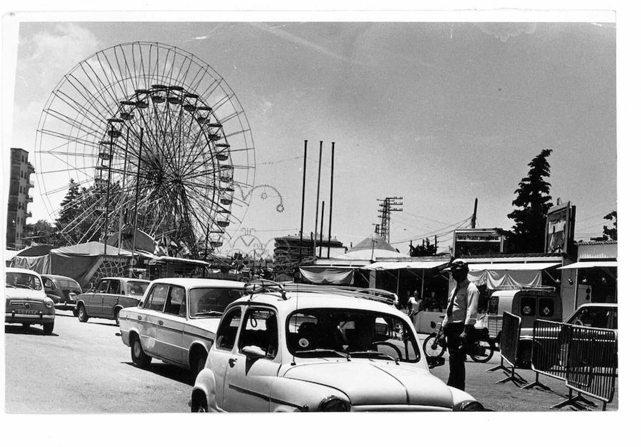 Así era la feria del Corpus en el centro de Granada