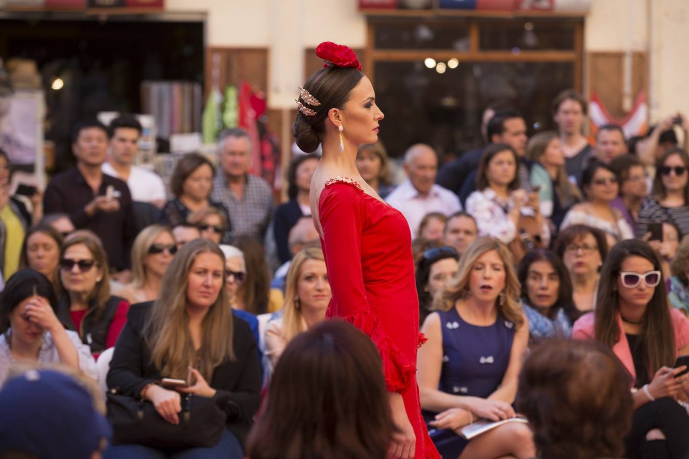 Pasarela de moda flamenca en las Pasiegas
