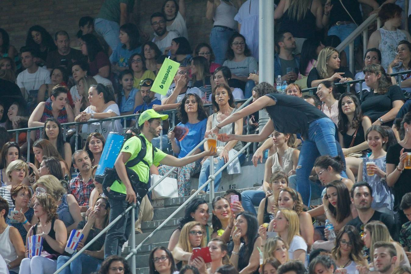 El mejor ambiente en el concierto de Ricky Martin en Granada