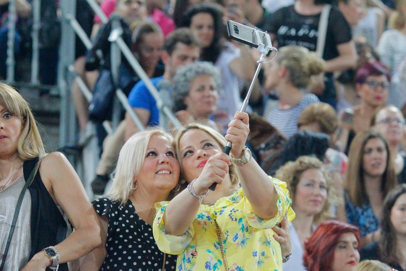 El mejor ambiente en el concierto de Ricky Martin en Granada