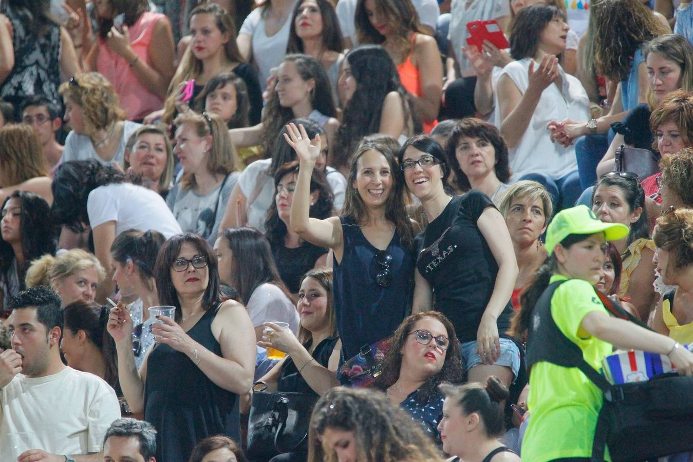 El mejor ambiente en el concierto de Ricky Martin en Granada