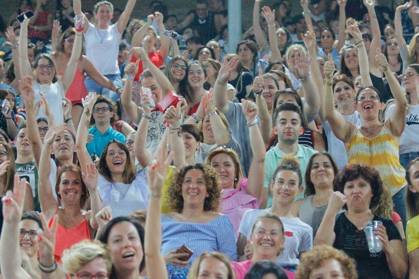 El mejor ambiente en el concierto de Ricky Martin en Granada