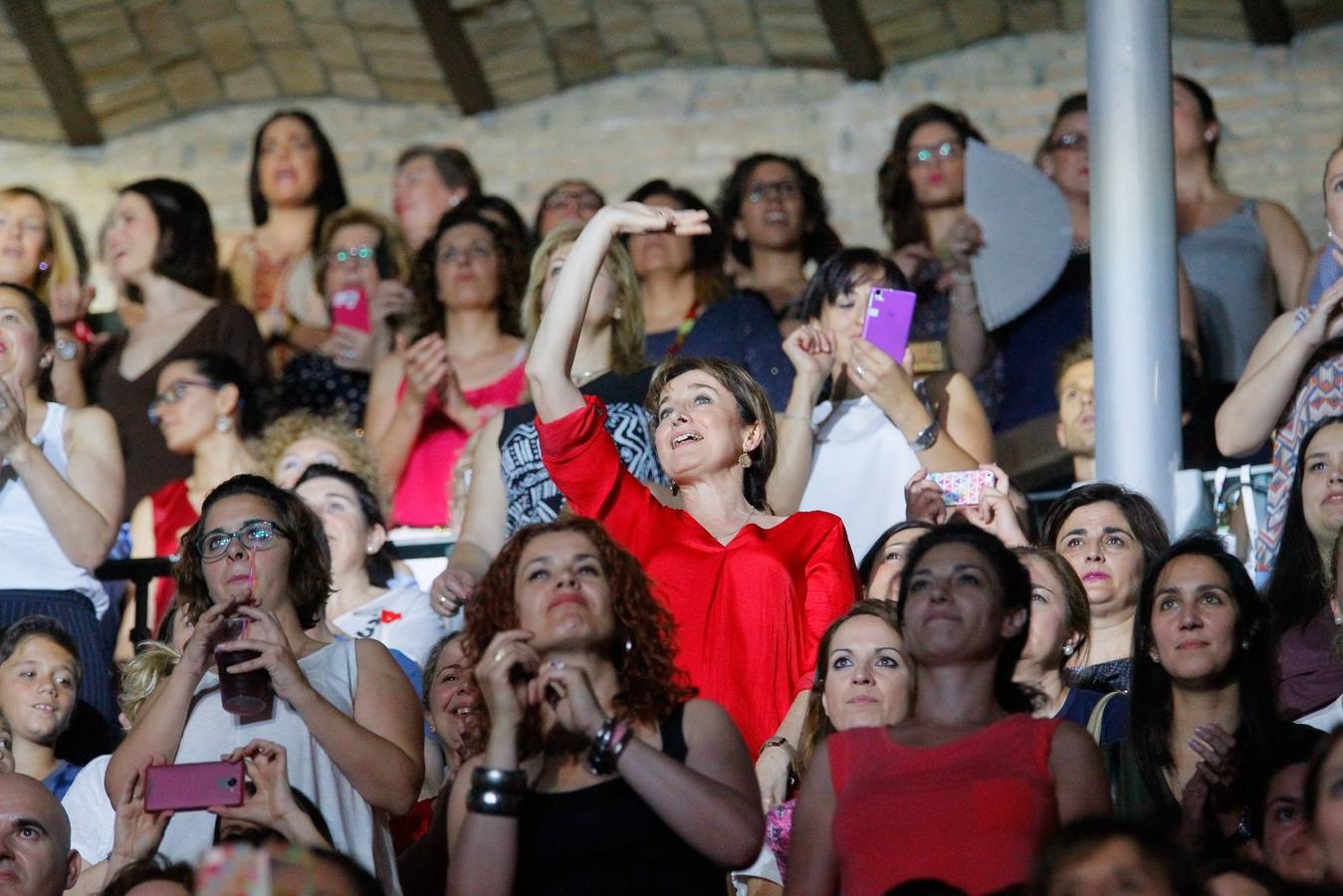 El mejor ambiente en el concierto de Ricky Martin en Granada