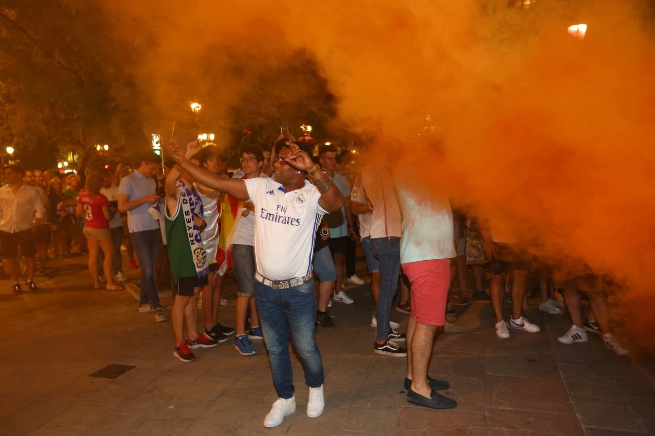 Granada celebra la victoria del Real Madrid