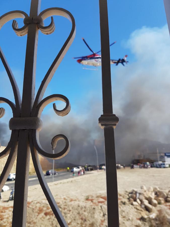 Se desata un incendio en Huércal de Almería