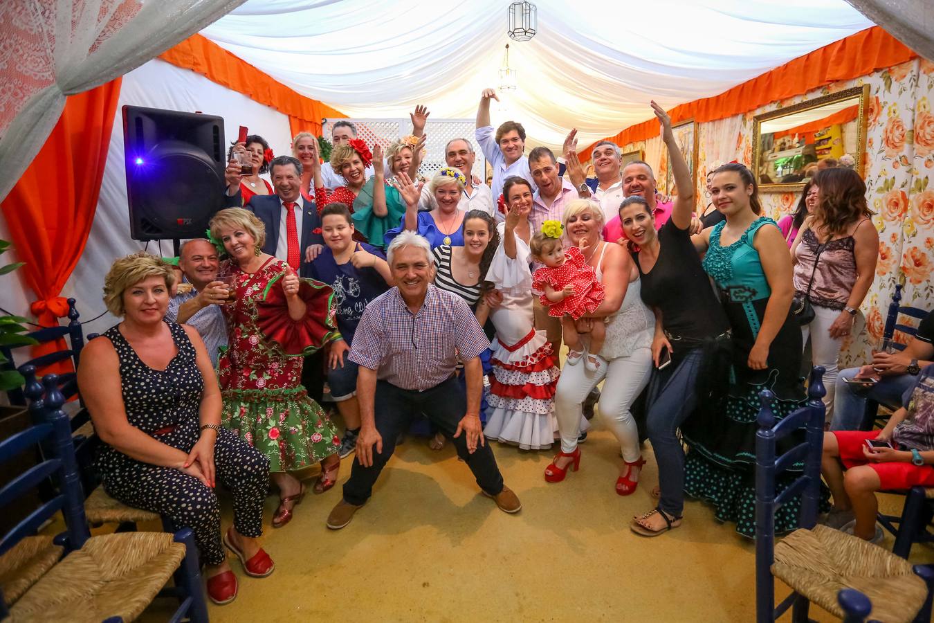 Primera noche de feria en Almanjáyar