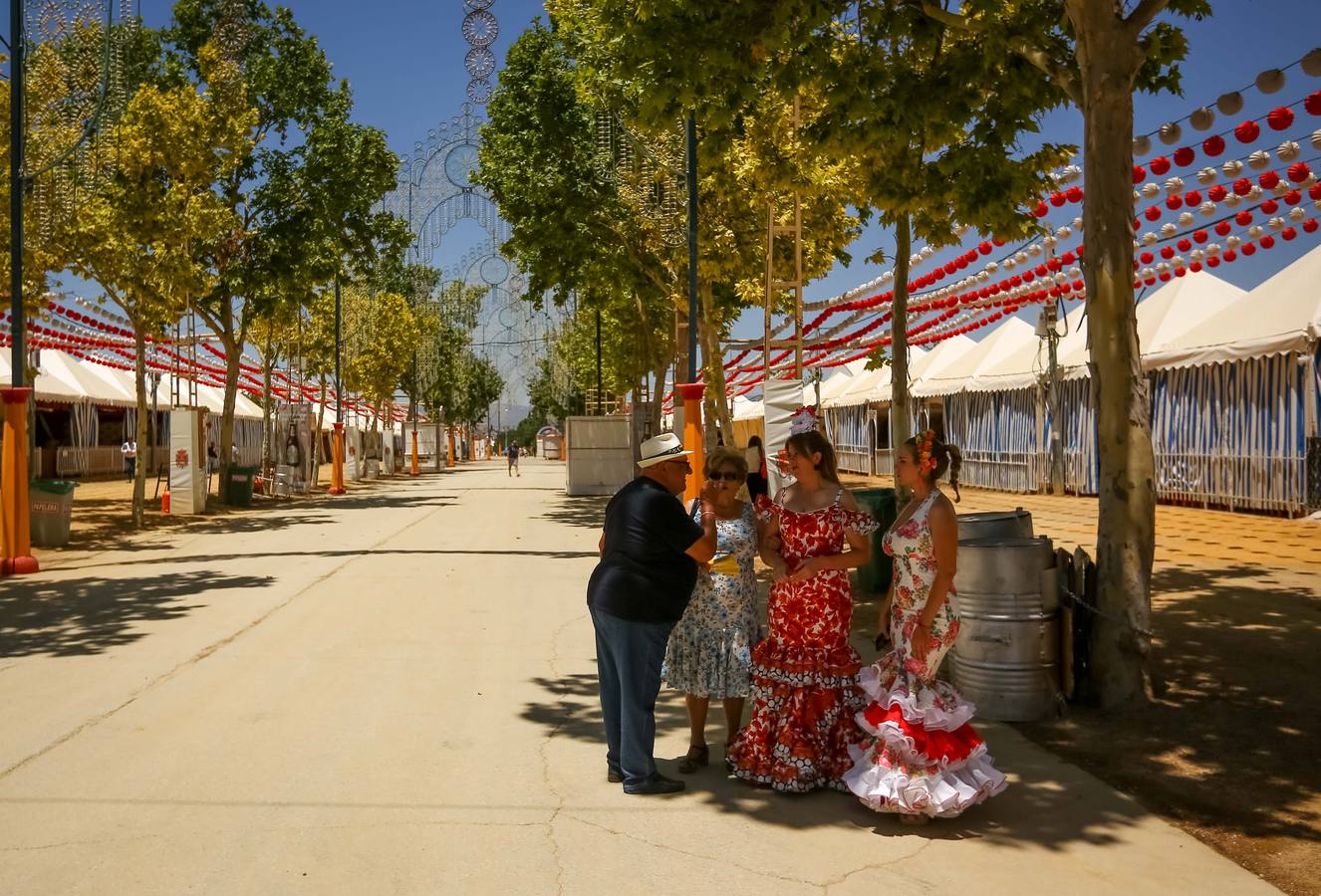 Ambiente del lunes en el Corpus
