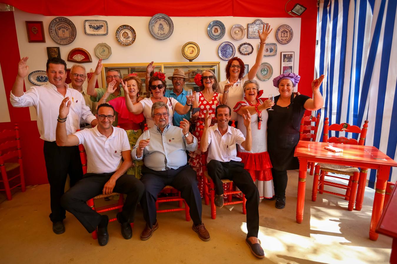 Ambiente del lunes en el Corpus