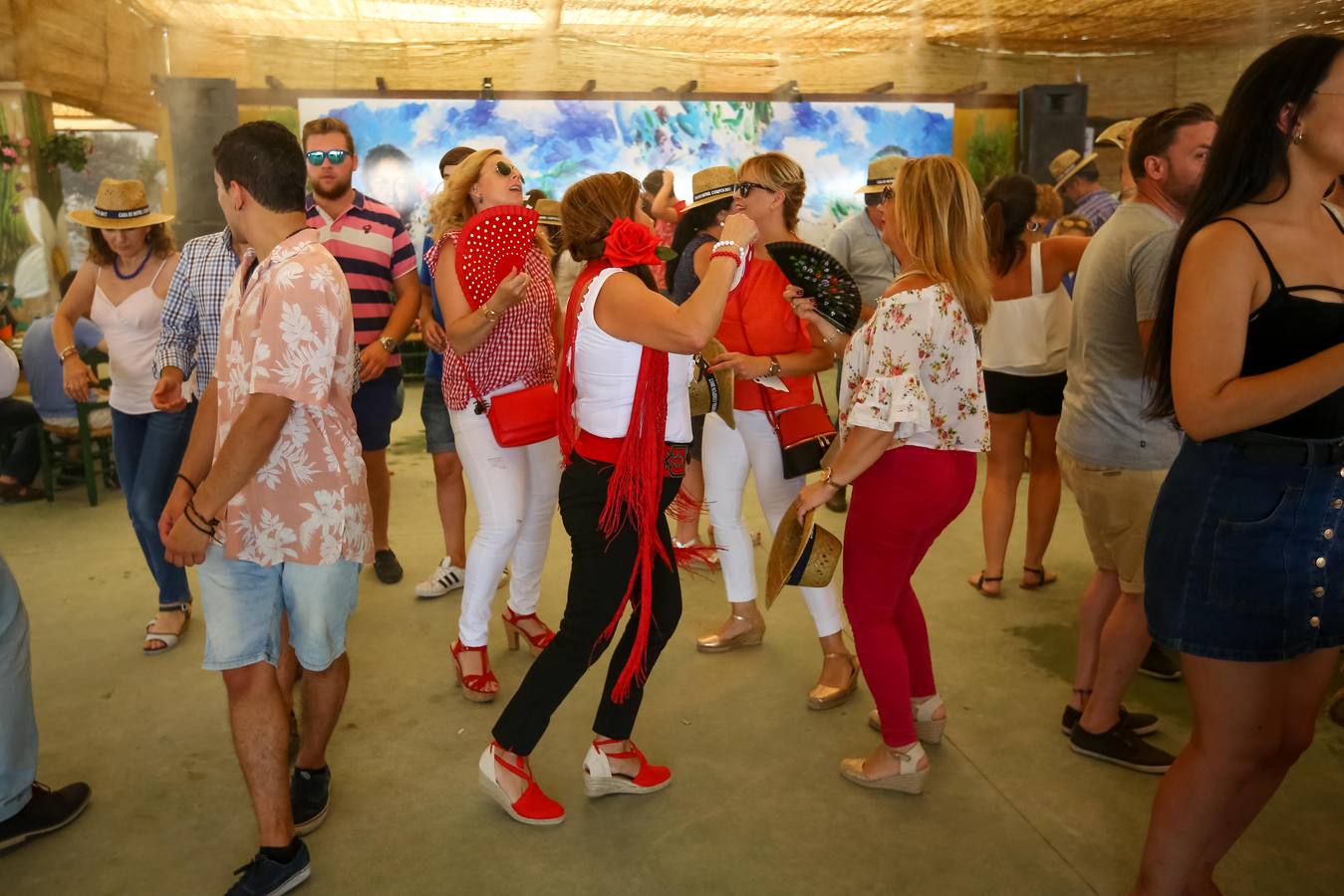 Ambiente del lunes en el Corpus