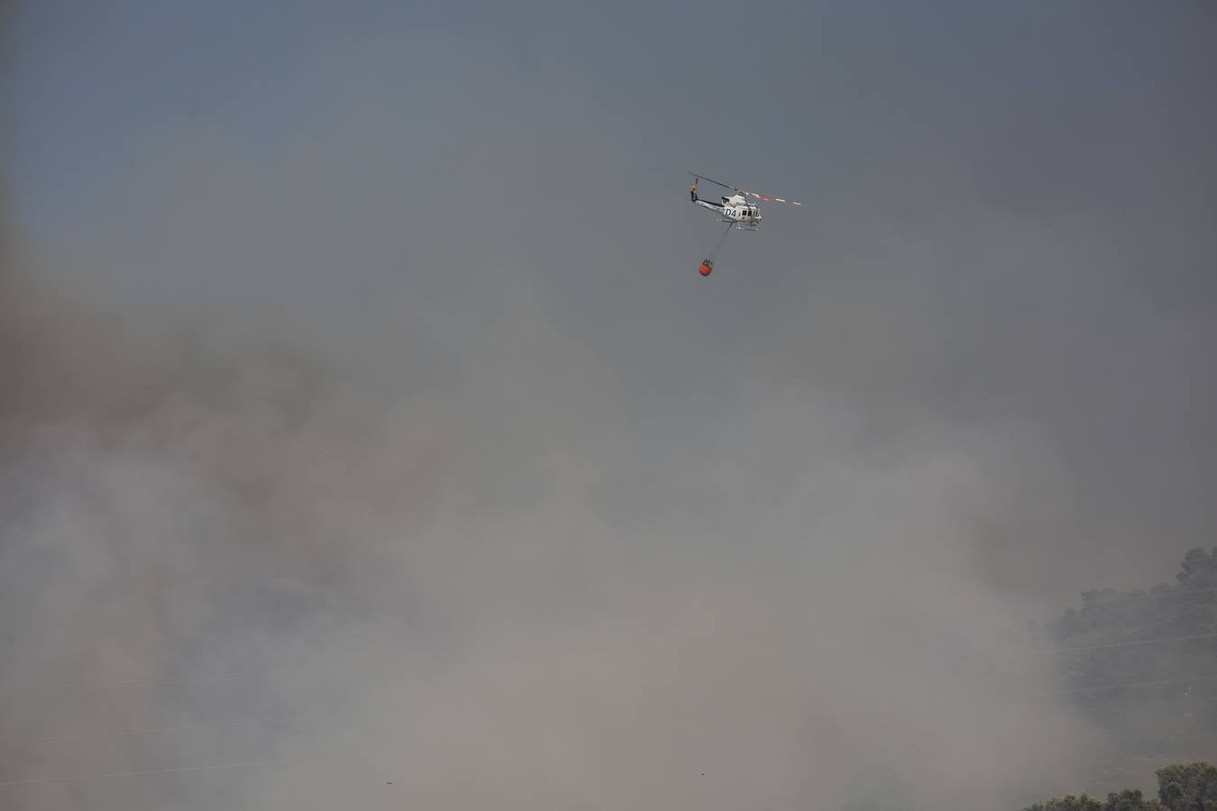 Las imágenes del incendio en el barranco de San Jerónimo