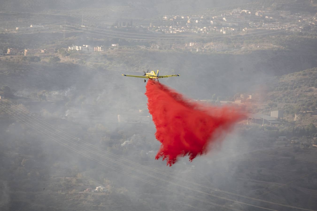 Las imágenes del incendio en el barranco de San Jerónimo