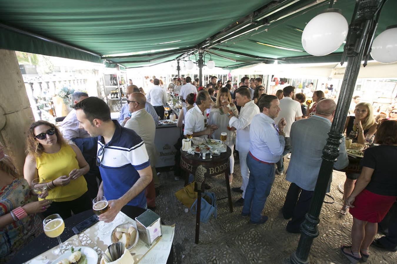 Ambiente en Las Titas en el miércoles de Corpus