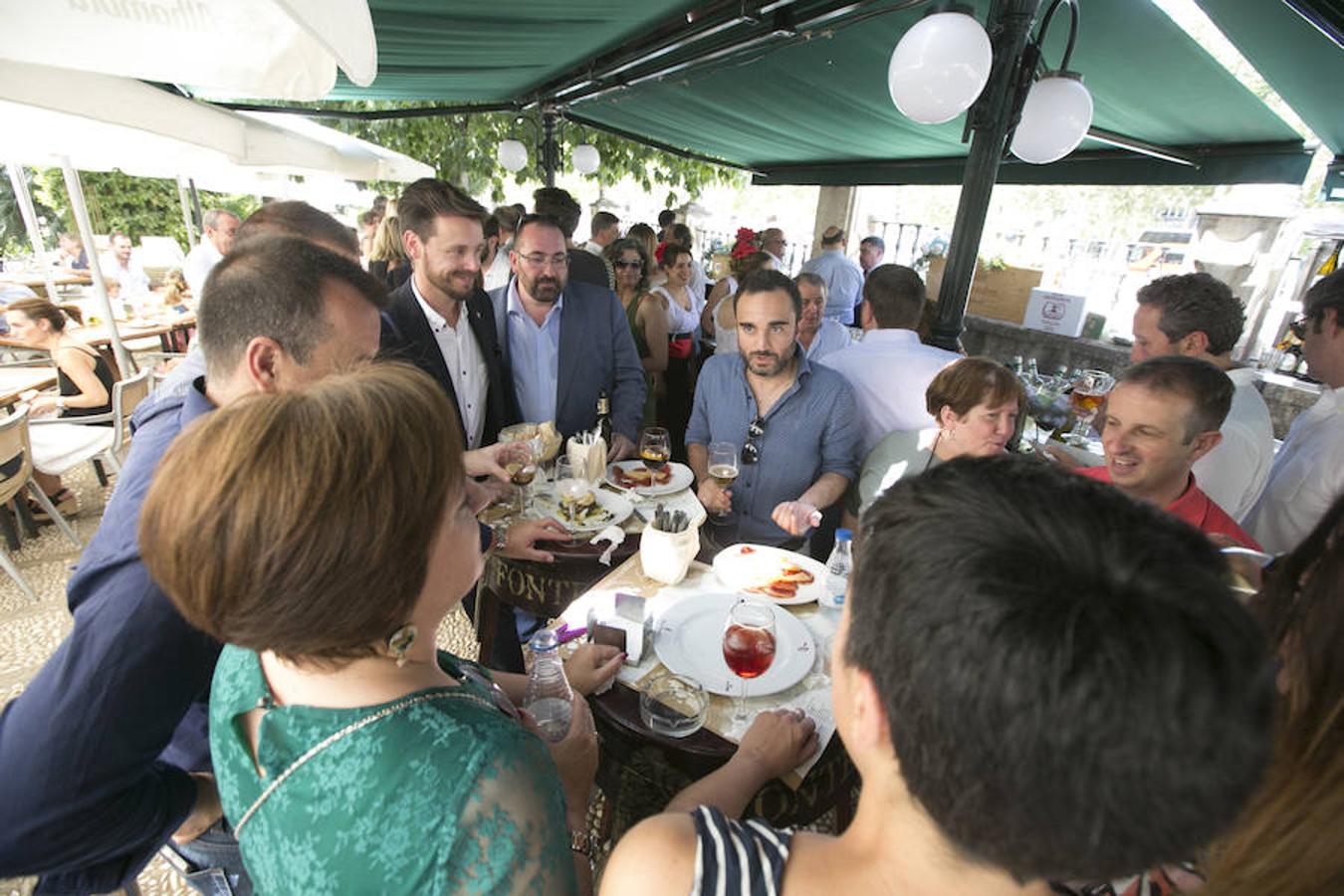 Ambiente en Las Titas en el miércoles de Corpus