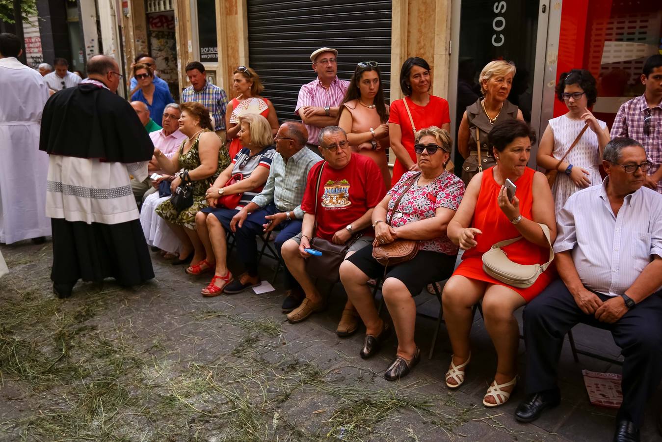 Ambiente durante la procesión del Corpus