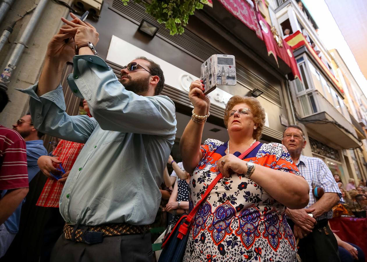 Ambiente durante la procesión del Corpus