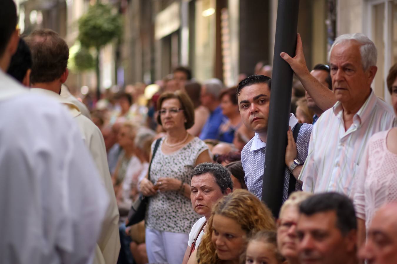 Ambiente durante la procesión del Corpus