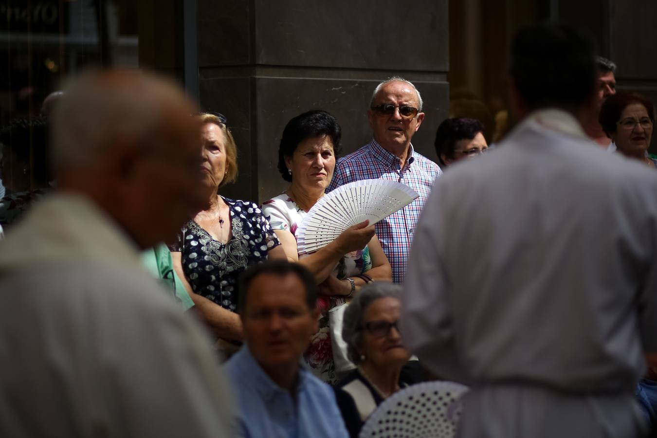 Ambiente durante la procesión del Corpus