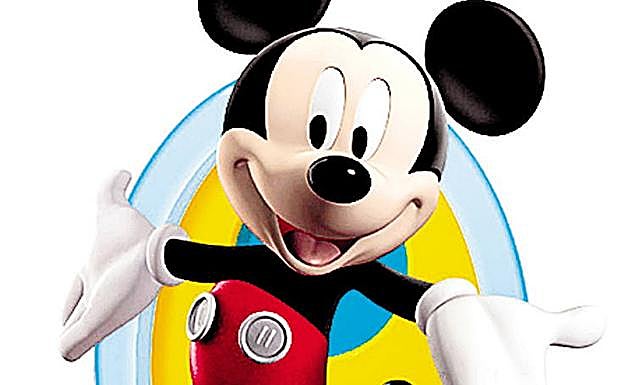 Mickey Mouse, personaje icónico de Disney. 