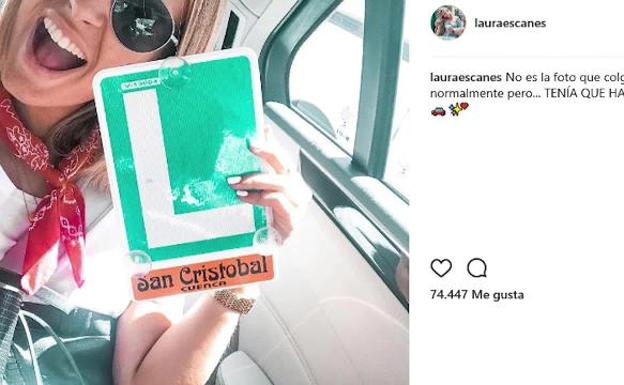 Laura Escanes presume de su recién estrenada 'L'