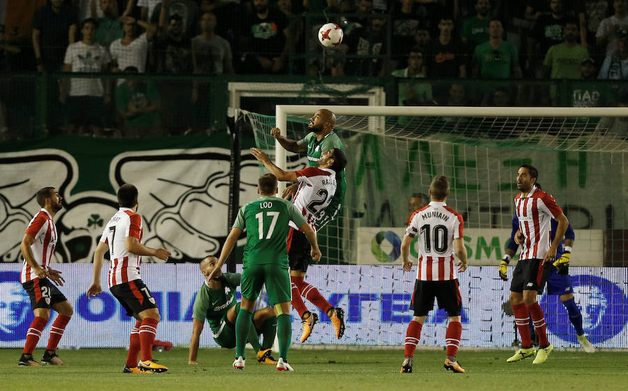 El equipo de Ziganda consiguió derrotar al Panathinaikos gracias a los tres goles que anotó en poco más de cinco minutos.