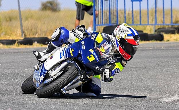 El piloto jienense, durante la prueba celebrada el pasado fin de semana.