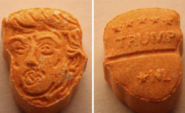 Incautan 5.000 pastillas de éxtasis con la cara de Donald Trump