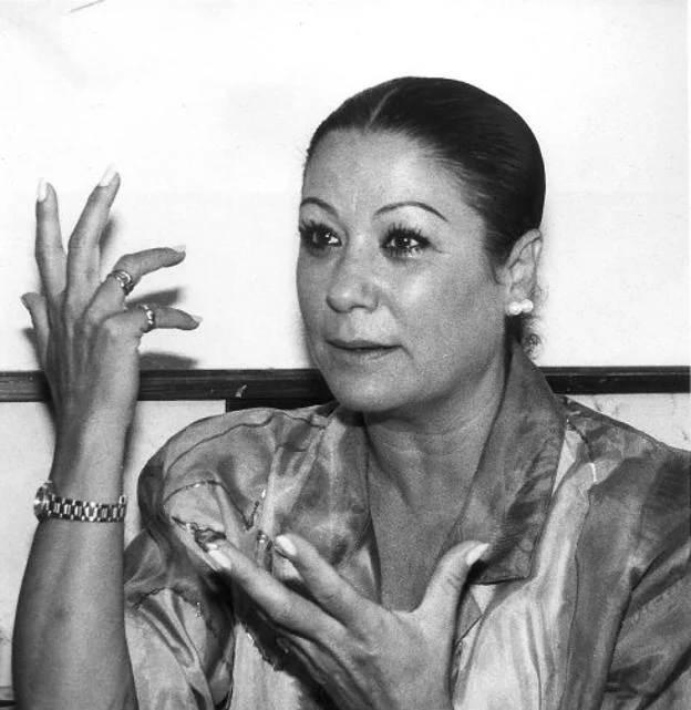 María Guardia Gómez, Mariquilla, durante una entrevista con IDEAL.