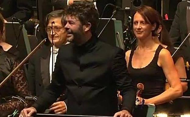 El director de orquesta Pablo Heras-Casado, en Frankfurt. 