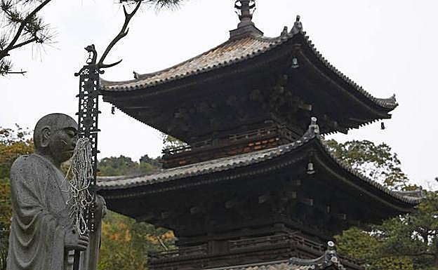 Uno de los templos de 'Shikoku Henro'. 