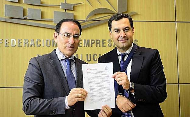 CEA y PP-A defienden el Estado de Derecho y piden diálogo tras el 1-O