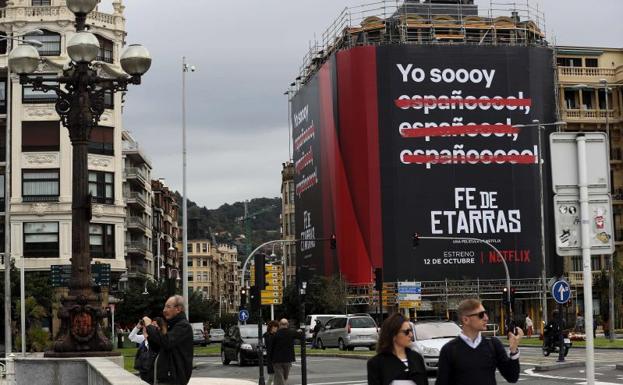 El cartel de 'Fe de etarras'.