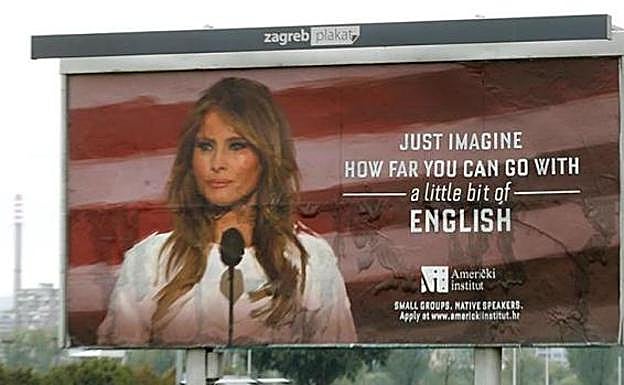 Melania Trump ordena, bajo amenaza, la retirada de unos polémicos carteles con su imagen