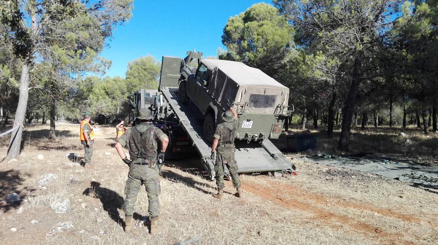 Nueve unidades llegadas desde diferentes puntos de la geografía española participaron en las pruebas del 