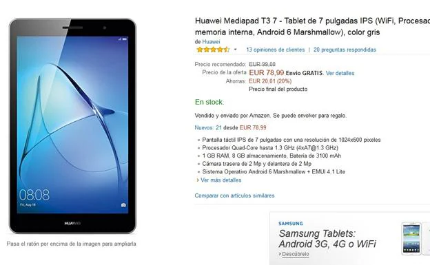 Las mejores tablets que encontraremos en Amazon